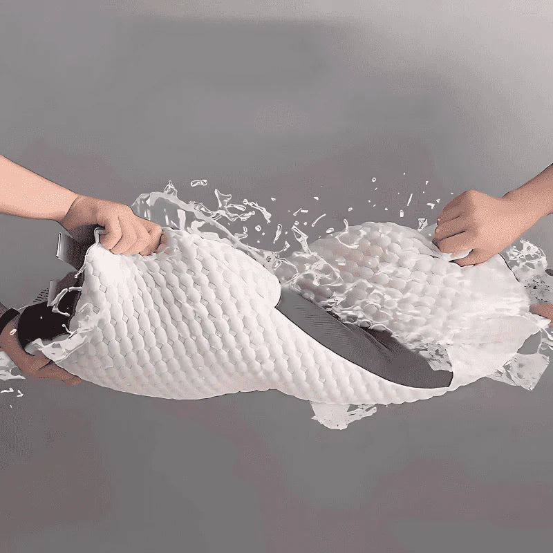 Par de Travesseiro OrthoComfort™ – Suporte Perfeito Para Pescoço e Coluna Durante o Sono!