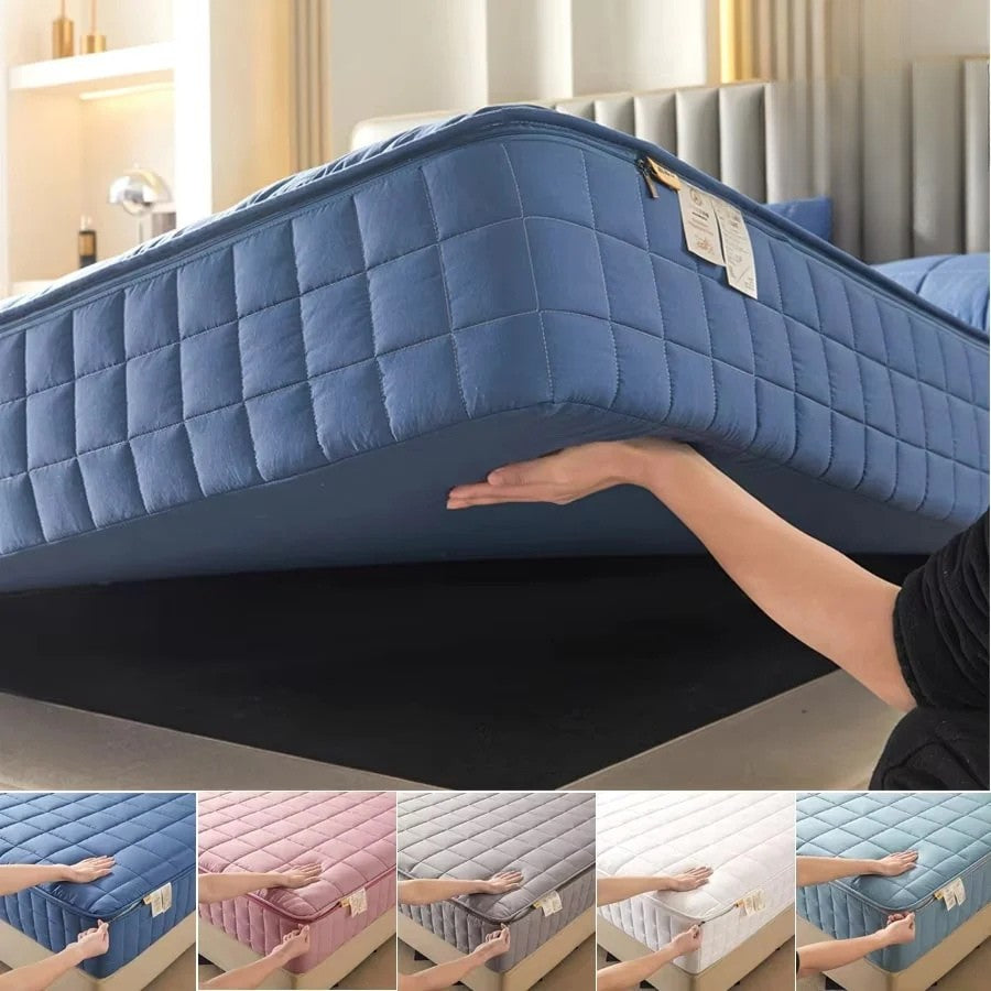 (COMPRE 1 LEVE 3) ColchãoClean™ – Proteção Contra Ácaros e Alergias, Direto do Conforto de Casa!+ Brinde 1 Par de Capa de Travesseiro