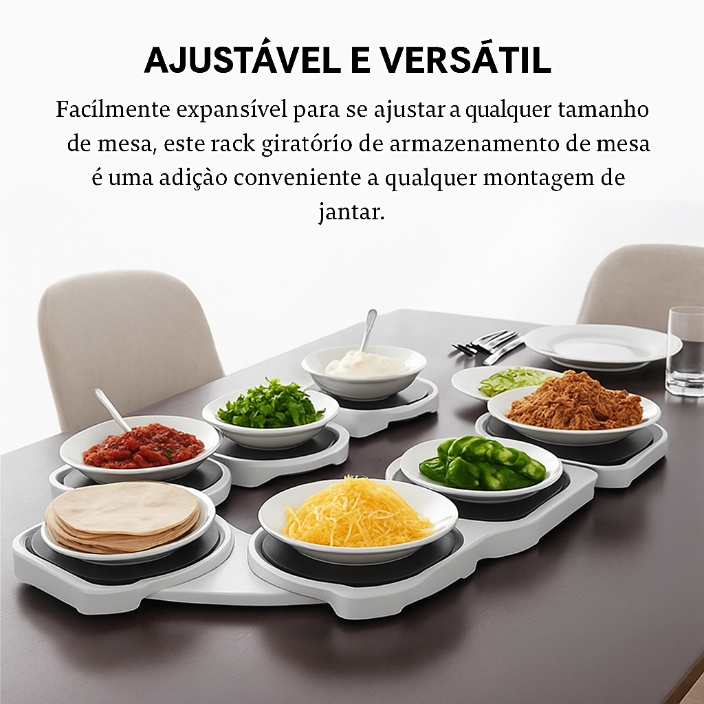GiroChef - Elegância e Praticidade em Cada Giro da Sua Mesa, + Brinde 1 Tabua Magica para Descongelamento