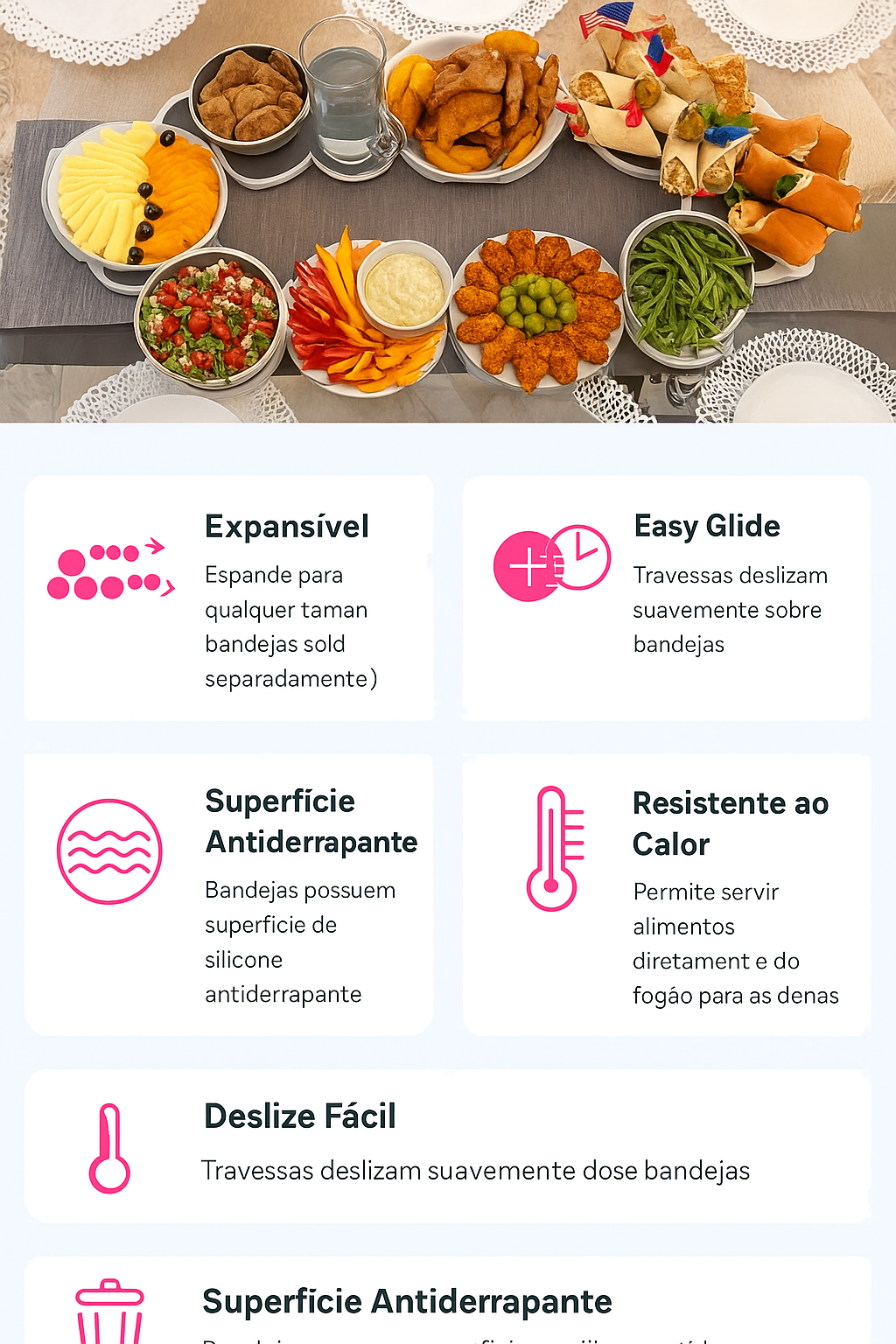 GiroChef - Elegância e Praticidade em Cada Giro da Sua Mesa, + Brinde 1 Tabua Magica para Descongelamento