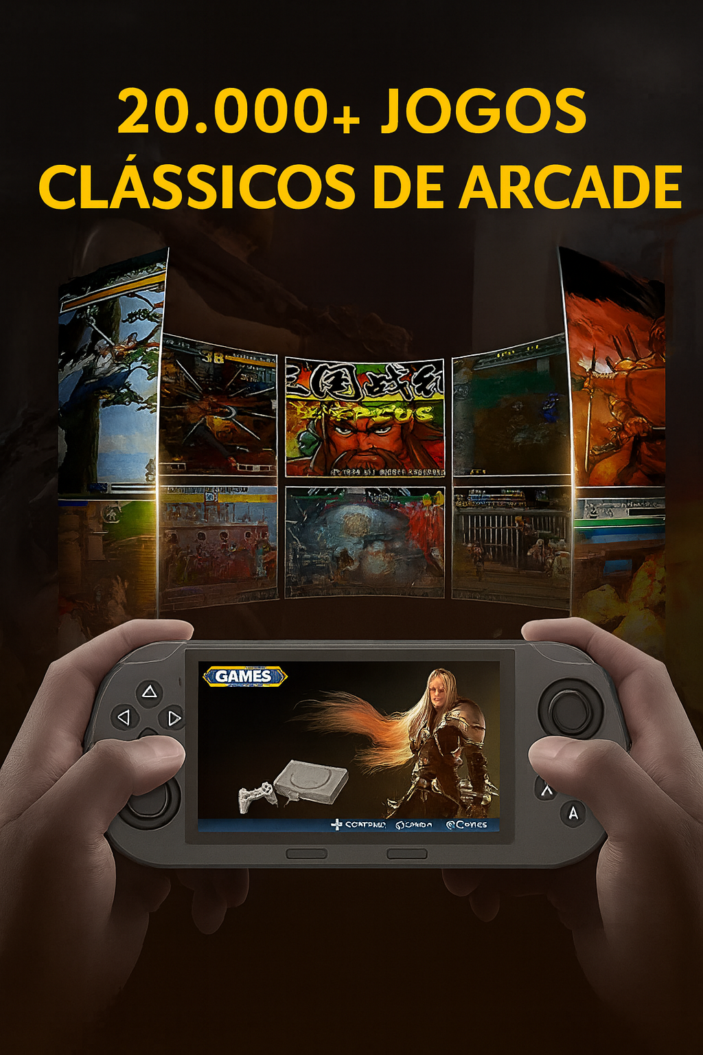 GameBox™ – Milhares de Jogos Clássicos na Palma da Sua Mão!