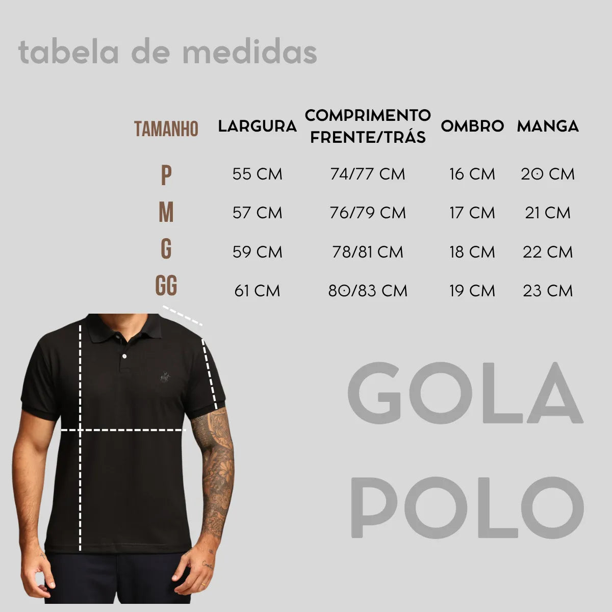 (COMPRE 2 LEVE 4) Polo Imperium™ – Domine o Estilo com Elegância e Autoridade! 100% Algodão