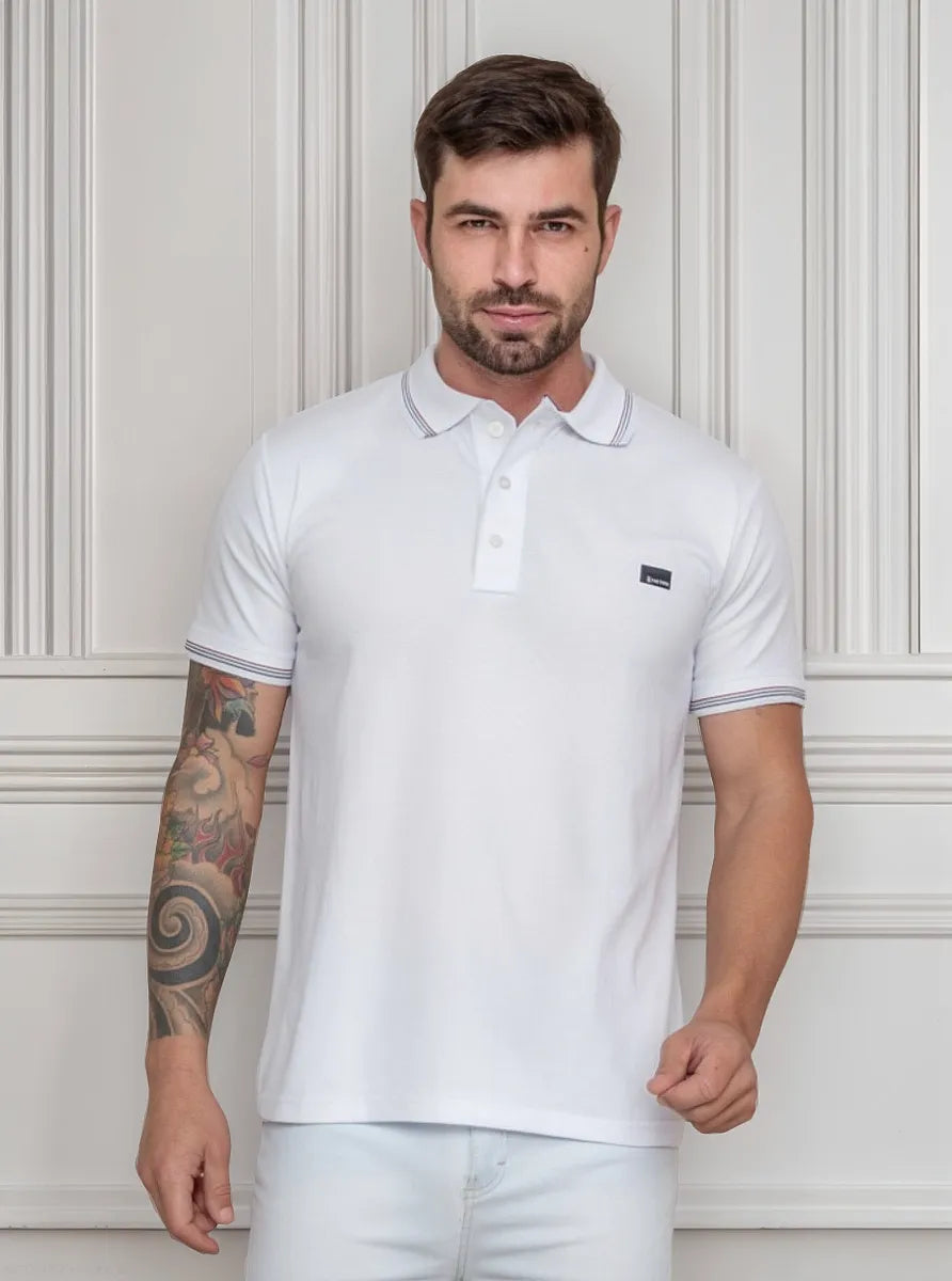 (COMPRE 2 LEVE 4) Polo Imperium™ – Domine o Estilo com Elegância e Autoridade! 100% Algodão