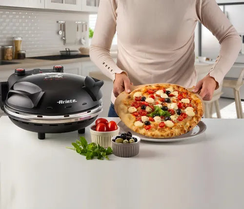 Forno Eletrico PizzaMagia™ – Sua Pizzaria Profissional em Casa!+ 2 Assadeira de Brinde