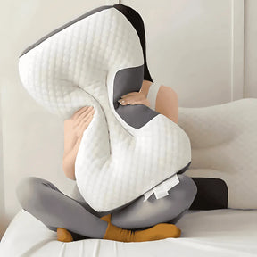 Par de Travesseiro OrthoComfort™ – Suporte Perfeito Para Pescoço e Coluna Durante o Sono!