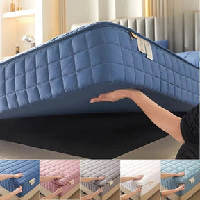 (COMPRE 1 LEVE 3) ColchãoClean™ – Proteção Contra Ácaros e Alergias, Direto do Conforto de Casa!+ Brinde 1 Par de Capa de Travesseiro