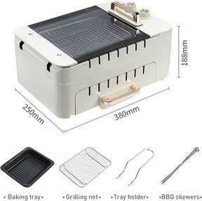 PowerGrill Max 100% Eletrico e Portatil + Brindes Exclusivos