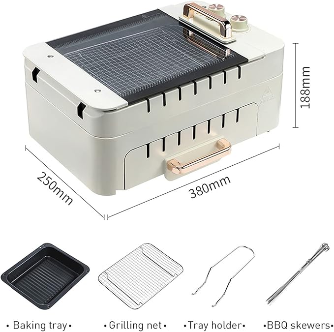 PowerGrill Max 100% Eletrico e Portatil + Brindes Exclusivos