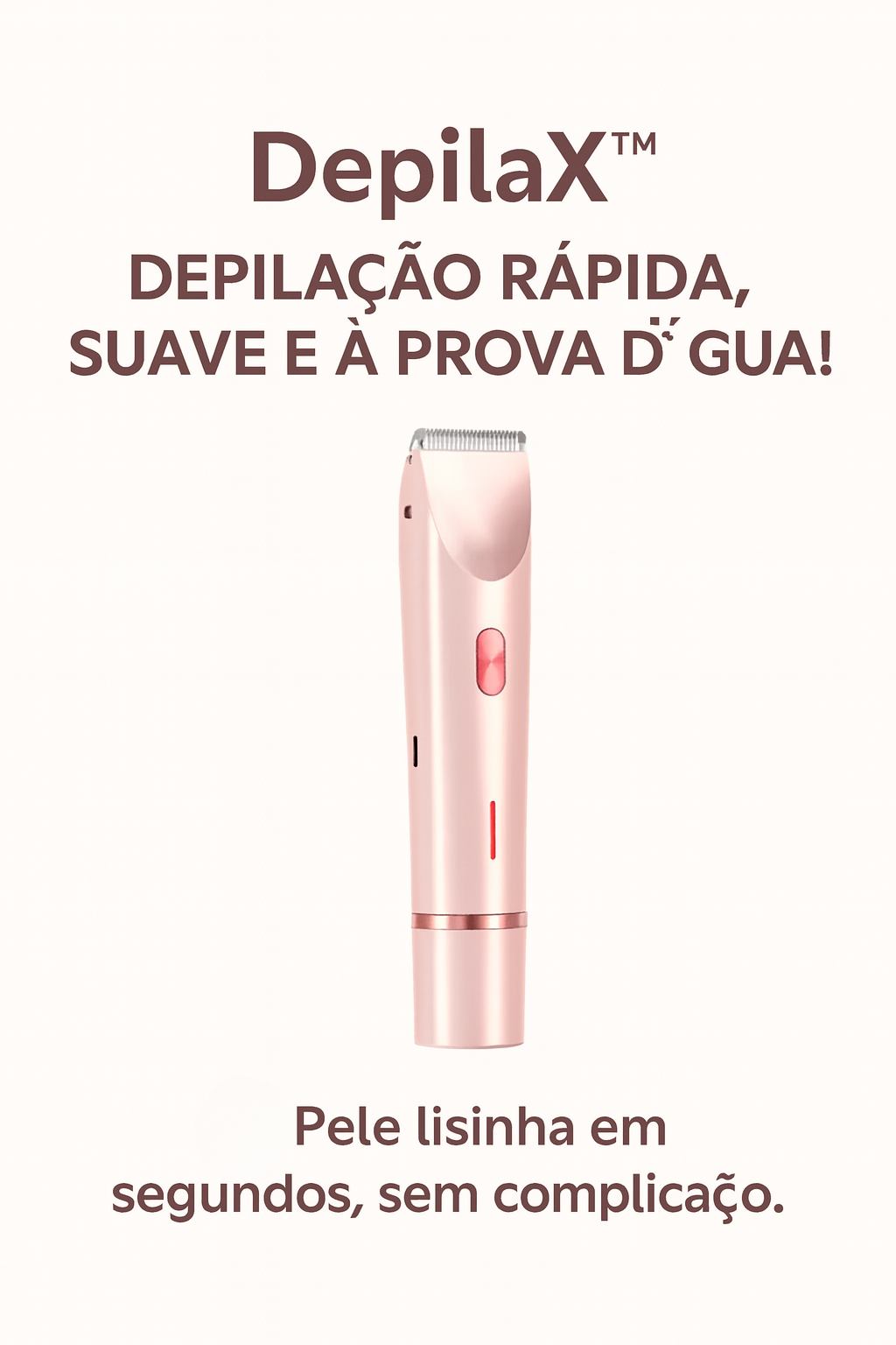 (COMPRE 1 LEVE 2) DepilaX™ – DEPILAÇÃO RÁPIDA, SUAVE E À PROVA D’ÁGUA!