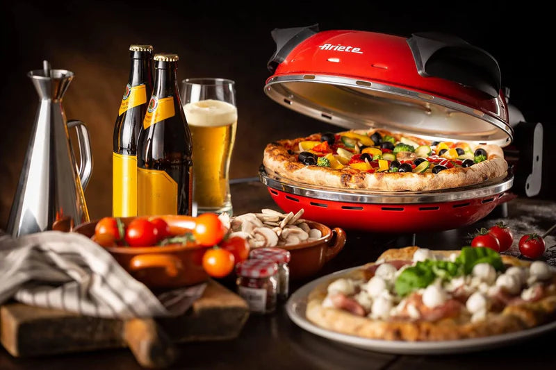 Forno Eletrico PizzaMagia™ – Sua Pizzaria Profissional em Casa!+ 2 Assadeira de Brinde