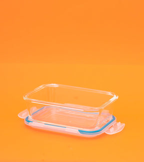 Pote Hermético de Vidro Retangular 1040ml Oikos
