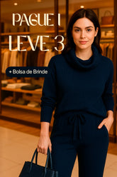 (COMPRE 1 LEVE 3) Conjunto Milano – Elegância Italiana para os Dias Frios + Brinde Exclusivo Bolsa Milano.