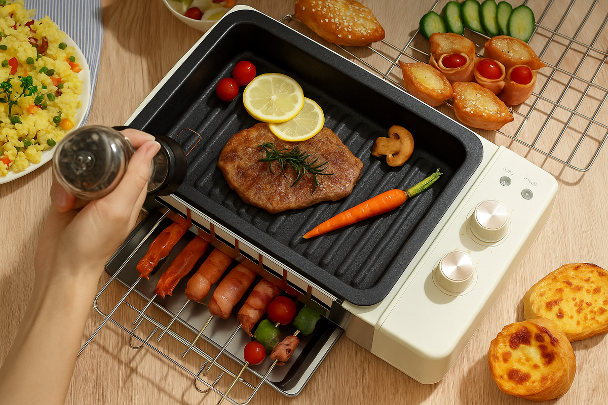 PowerGrill Max 100% Eletrico e Portatil + Brindes Exclusivos