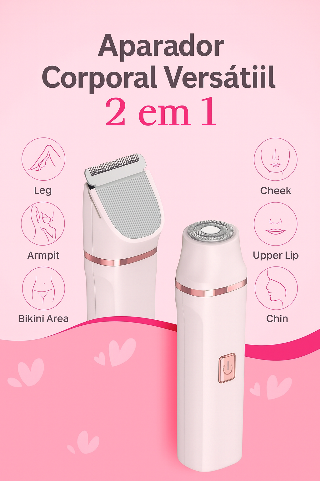(COMPRE 1 LEVE 2) DepilaX™ – DEPILAÇÃO RÁPIDA, SUAVE E À PROVA D’ÁGUA!