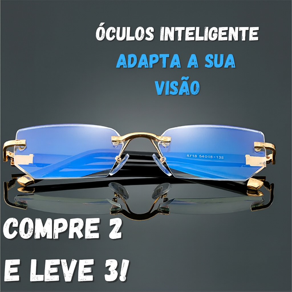 (COMPRE 2 LEVE 3) Óculos Titanium TR90 Design Moderno, Conforto Extremo