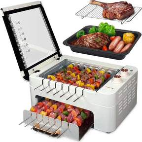 PowerGrill Max 100% Eletrico e Portatil + Brindes Exclusivos