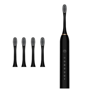 Kit 3 Escova de Dentes Elétrica, Impermeável, Recarregável+ Brinde Irrigador Limpador Bucal