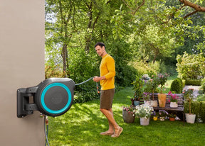 AquaOrganize™– O Suporte Retrátil que Une Praticidade e Organização no Seu Jardim!+ Mangueira de Brinde