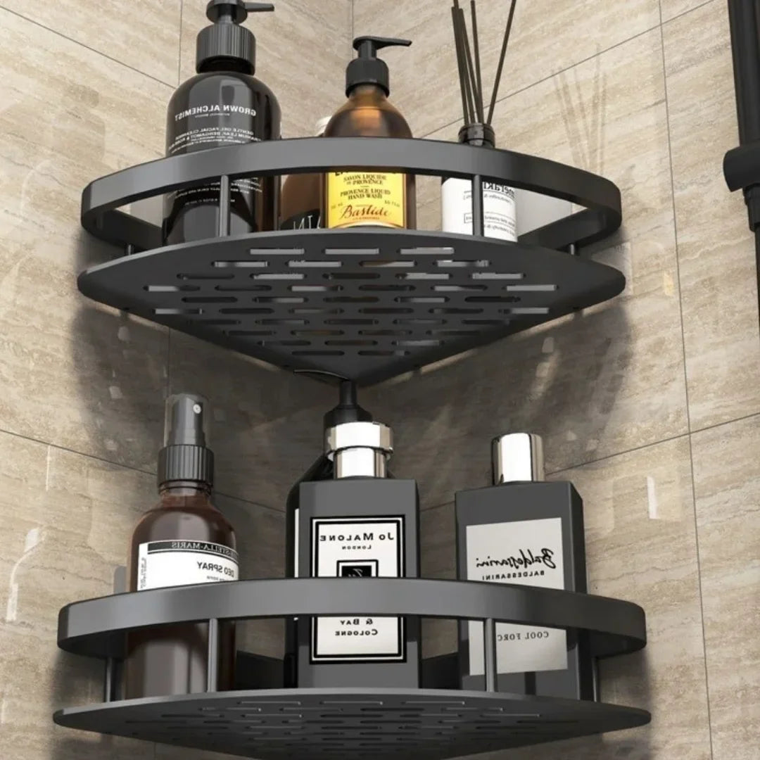 Prateleira de Banheiro Triangular De Canto Porta Shampoo