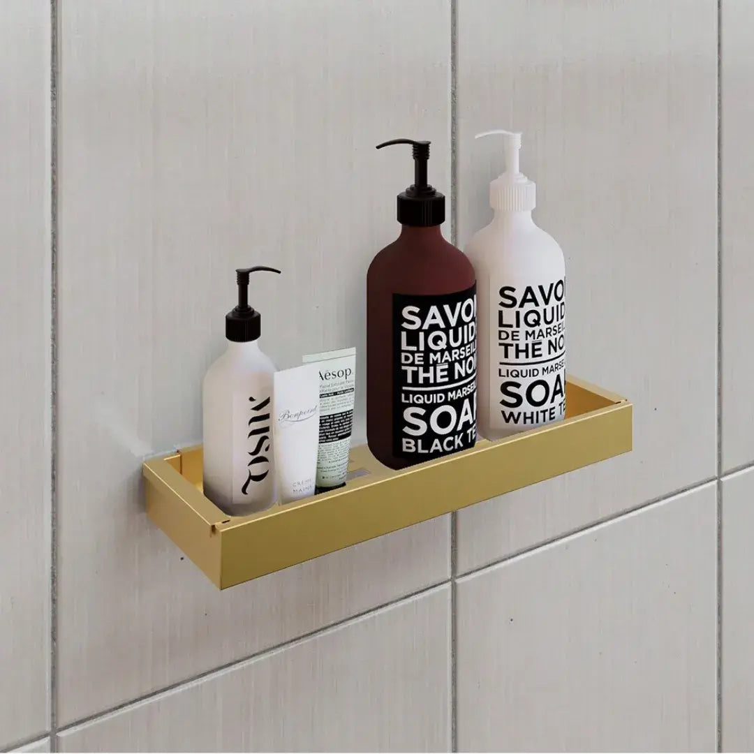 Kit De Acessórios Para Banheiro Dourado 6 Peças