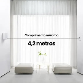 (COMPRE 1 LEVE 3) DryLine Compact - Varal Retrátil Compacto e Moderno para Qualquer Espaço, em Aço Inoxidável